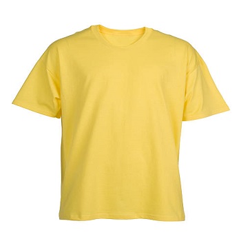 Yellow Plain T-shirts
